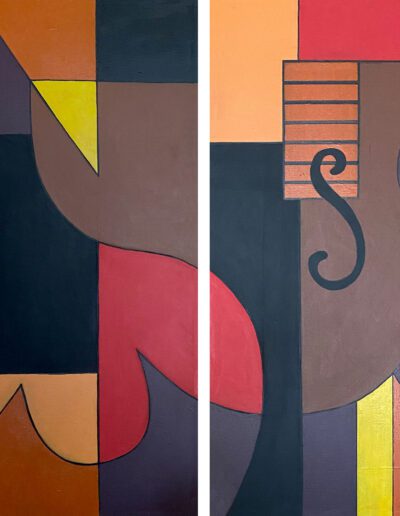 Homage to Picasso-"Guitar" by Fania Greenwood